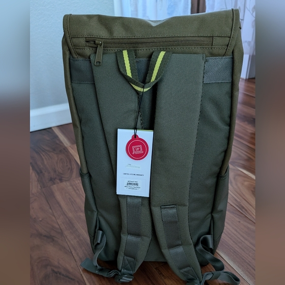 Herschel Supply Co Retreat Pro Military Olive / Ivy / Lime Backpack Nwt ❤️ - Picture 5 of 9
